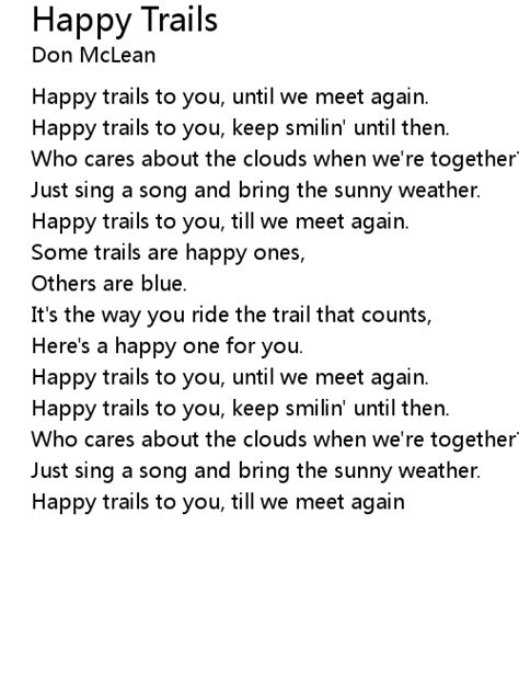 Happy Trailz* lyrics credits, cast, crew of song