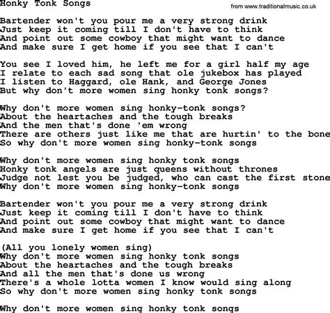 Honky Tonk Queen lyrics credits, cast, crew of song