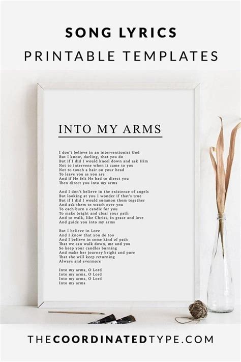 Into My Arms lyrics credits, cast, crew of song