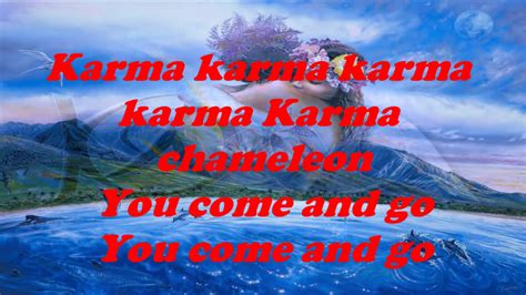 Karma Chameleon lyrics credits, cast, crew of song