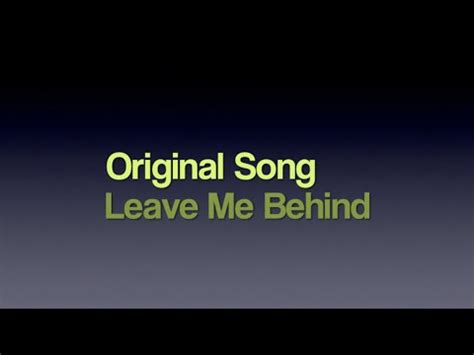 Leave Me lyrics credits, cast, crew of song