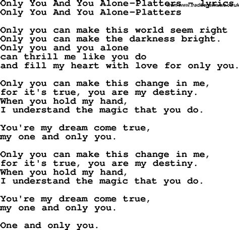 Only For You lyrics credits, cast, crew of song