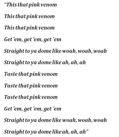 Pink Venom lyrics credits, cast, crew of song
