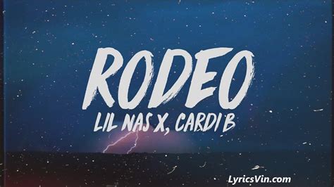 RODEO lyrics credits, cast, crew of song