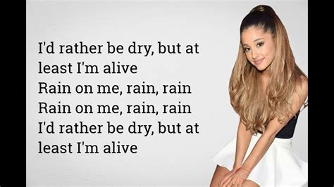 Rain On Me lyrics credits, cast, crew of song