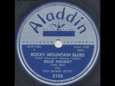 Rocky Mountain Blues lyrics credits, cast, crew of song
