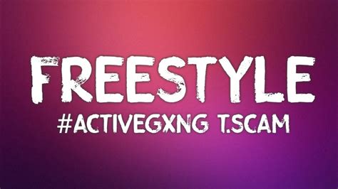Scam Freestyle lyrics credits, cast, crew of song