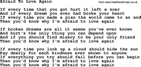 Scared To Love Again lyrics credits, cast, crew of song