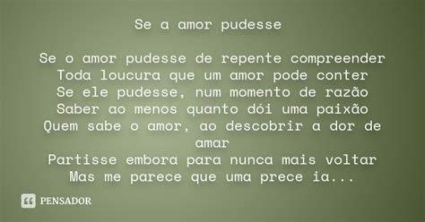 Se o Amor Pudesse lyrics credits, cast, crew of song