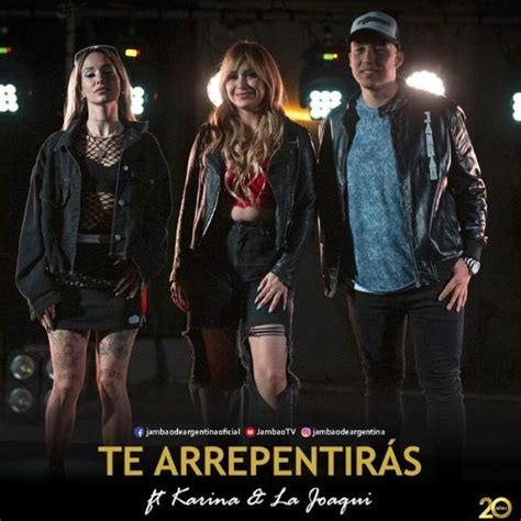 TE ARREPENTIRÁS lyrics credits, cast, crew of song