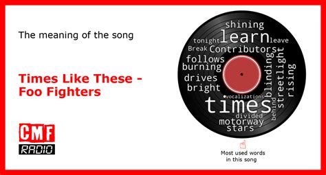 Times Like These lyrics credits, cast, crew of song