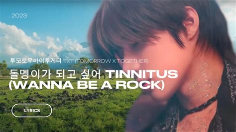 Tinnitus (Wanna be a rock) (돌멩이가 되고 싶어) lyrics credits, cast, crew of song