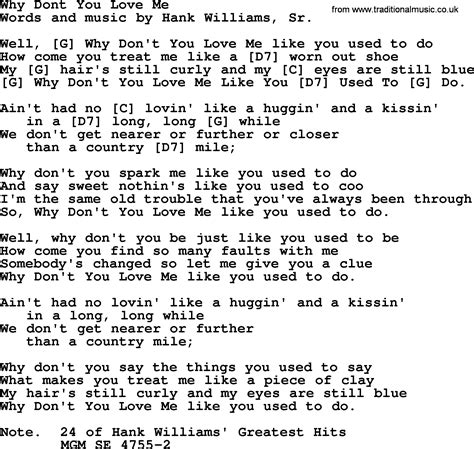 Why Don't You Love Me lyrics credits, cast, crew of song