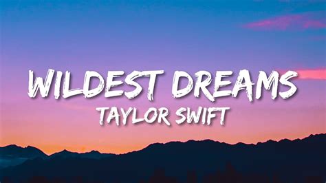 Wildest Dreams (Taylor's Version) lyrics credits, cast, crew of song