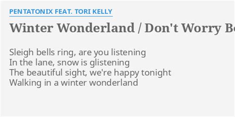 Winter Wonderland / Don't Worry Be Happy lyrics credits, cast, crew of song