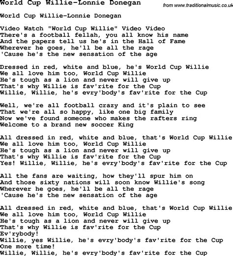 World cup champion lyrics credits, cast, crew of song