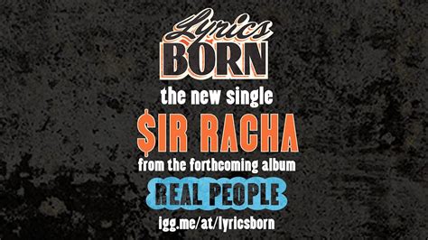 $ir Racha lyrics [Lyrics Born]