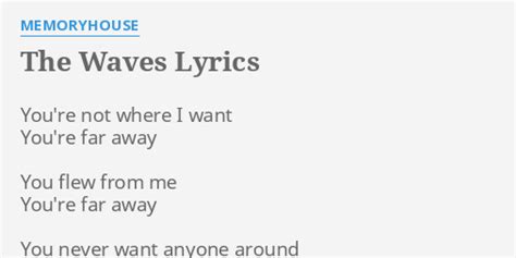 ​thewaves lyrics [Vaines]