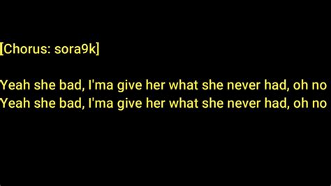 ​what she never had!*♡ lyrics [​sora9k]