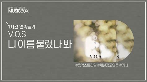 니 이름 불렀나 봐 lyrics [V.O.S]