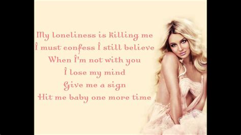 ...Baby One More Time lyrics [Britney Spears]