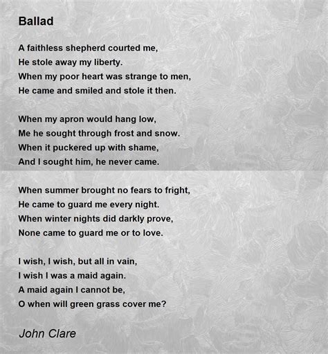 A Poet's Ballad lyrics [Rax]