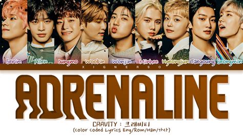 Adrenaline lyrics [CRAVITY]