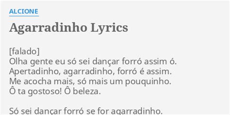 Agarradinho lyrics [Alcione]