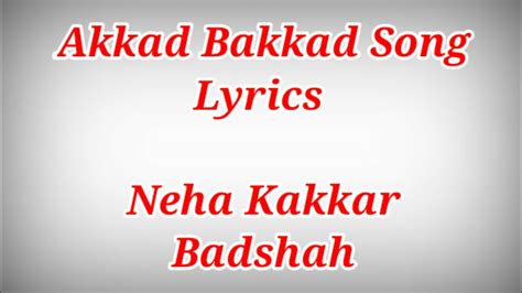 Akkad Bakkad lyrics [Nucleya]