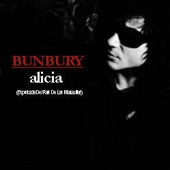 Alicia lyrics [Bunbury]