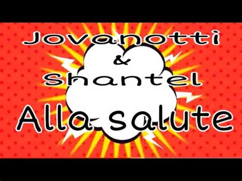 Alla salute lyrics [Jovanotti]