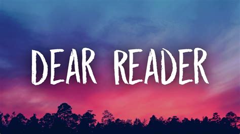 Already Are lyrics [Dear Reader]