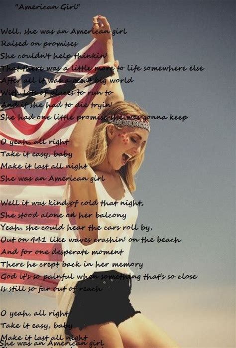 American Girl lyrics [Matt Jordan]