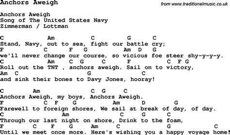 Anchors Aweigh lyrics [Michael Penn]