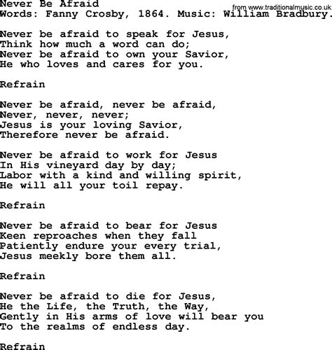 And Never Be Afraid lyrics [Michael Angelakos]