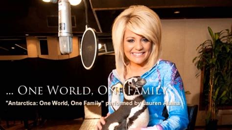 Antarctica: One World, One Family lyrics [Lauren Alaina]