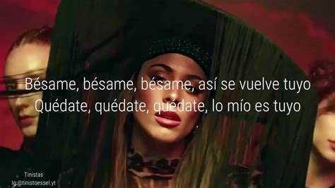 Bésame lyrics [R3HAB, TINI & Reik]