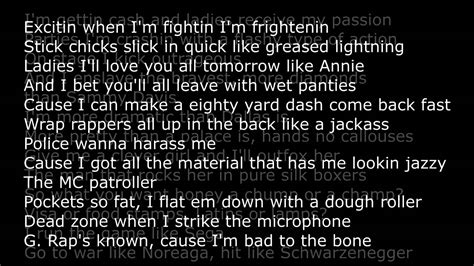 Bad lyrics [Tophe]