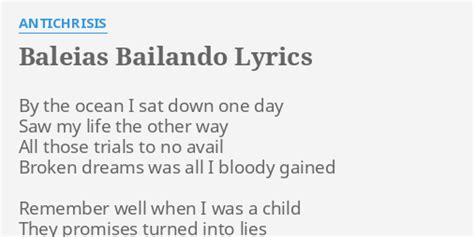 Baleias lyrics [Antichrisis]