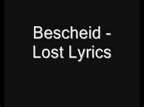 Bescheid lyrics [Jalle & Sevi Rin]