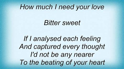 Bitter Sweet lyrics [Lisa Stansfield]