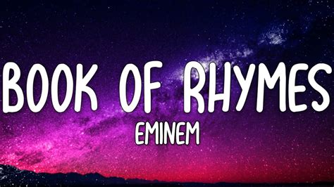 Book of Rhymes lyrics [Eminem (Ft. DJ Premier)]