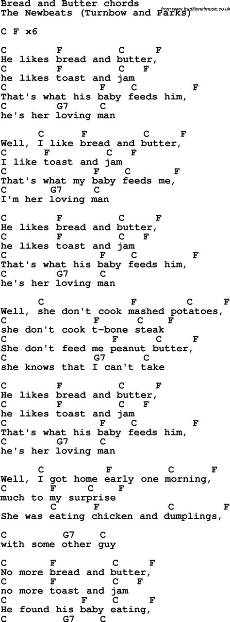 Bread N Butter lyrics [Shoha]