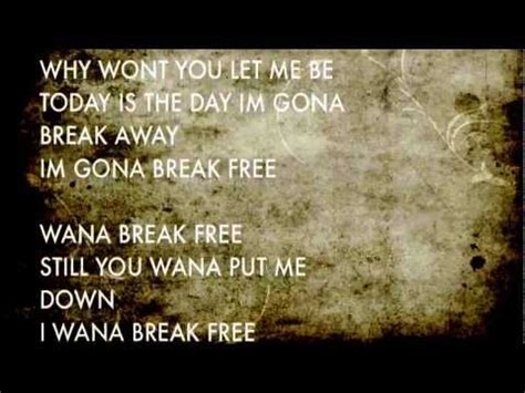 Break Free lyrics [Iakopo]