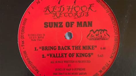 Bring Back the Mike lyrics [Sunz of Man]