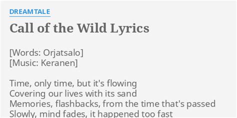 Call of the Wild lyrics [Dreamtale]