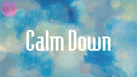 Calm Down lyrics [Mori Briscoe]