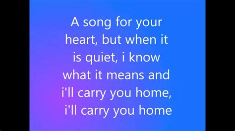 Carry You Home lyrics [Jamie Scott]