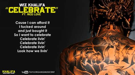 Celebrate lyrics [Wiz Khalifa]