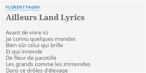 Comme avant lyrics [Florent Pagny]